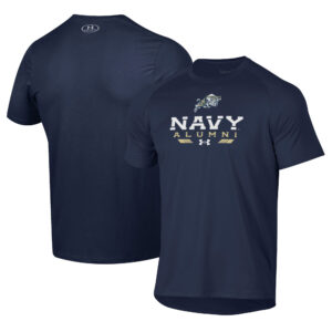 Men's Under Armour  Navy Navy Midshipmen Alumni Tech T-Shirt