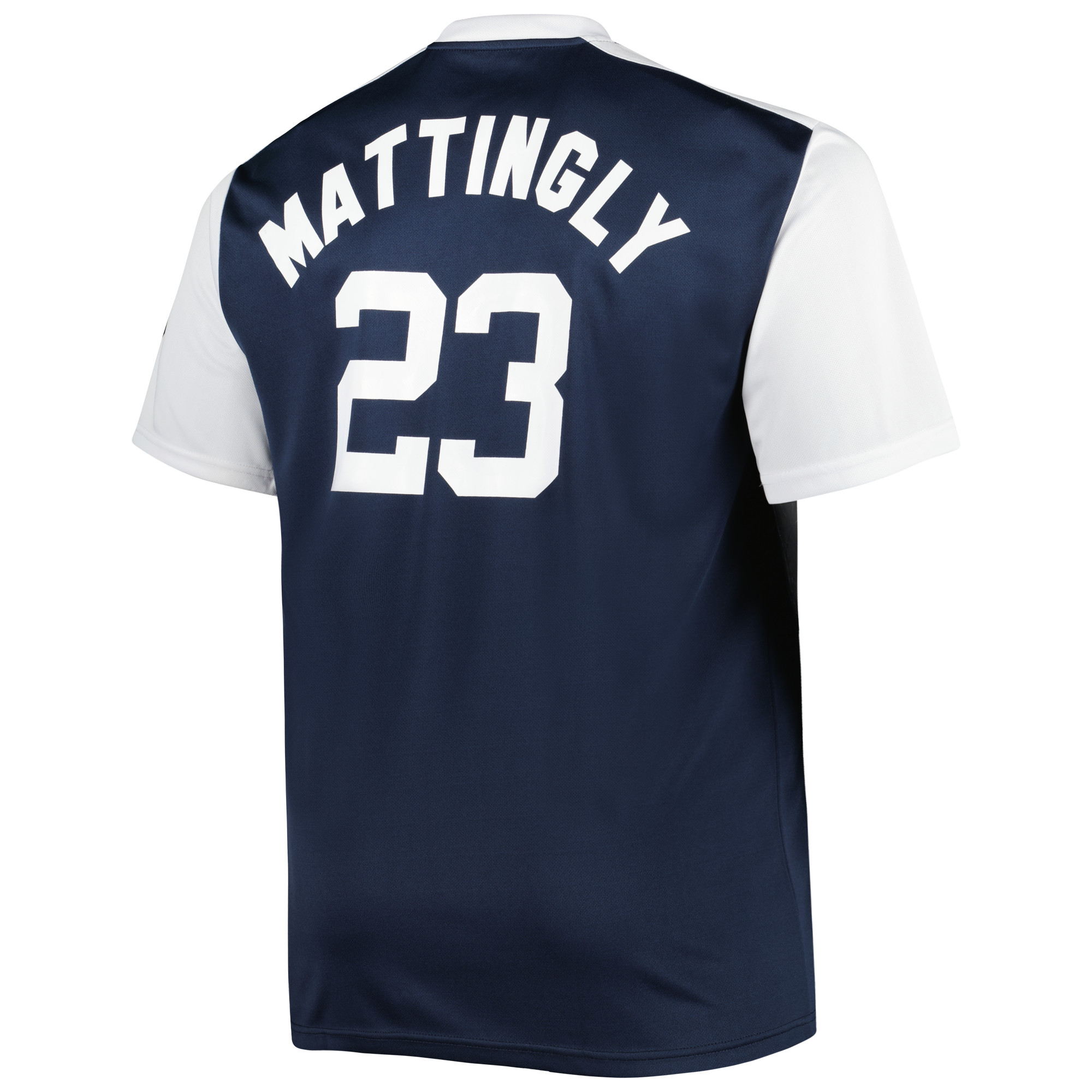 Men's Don Mattingly Navy/White New York Yankees Cooperstown Collection Replica Player Jersey - Image 4