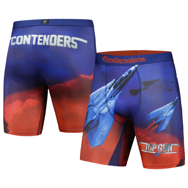 Men's Contenders Clothing Blue Top Gun Boxer Briefs - Image 5