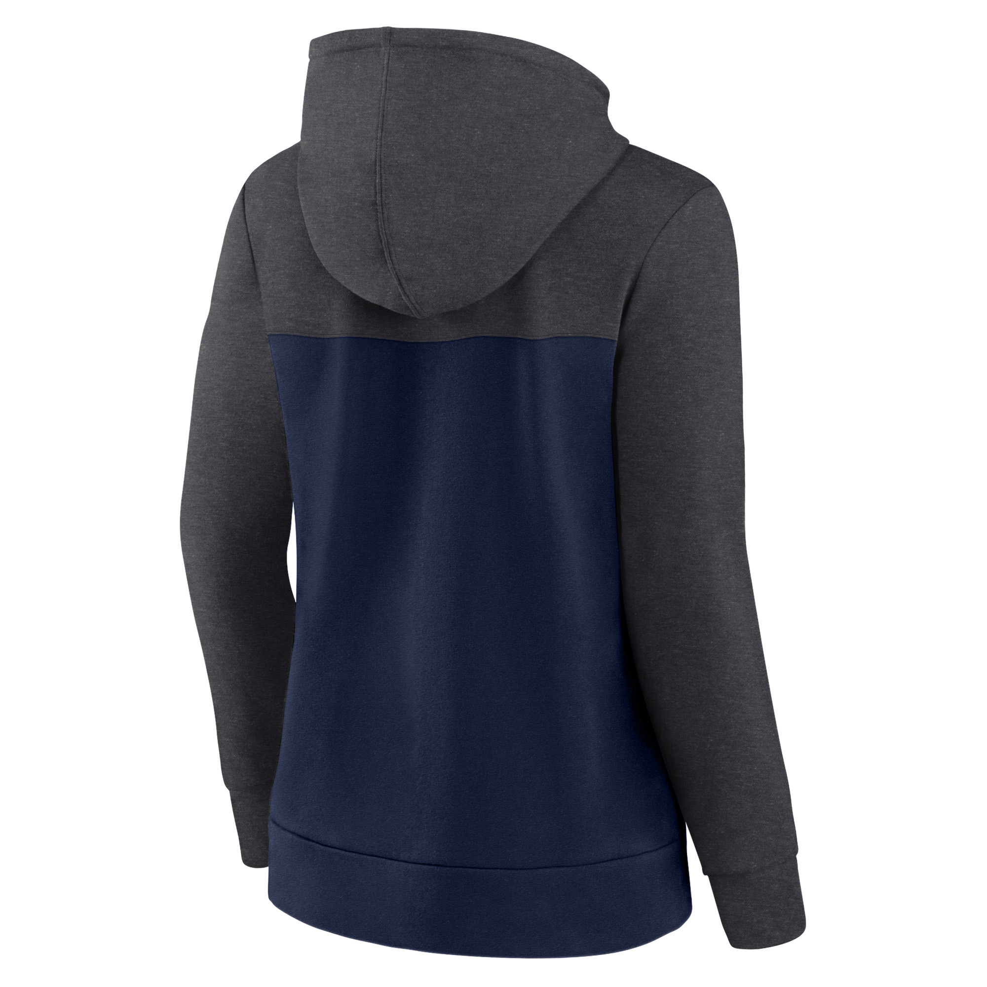 Women's Fanatics Heather Navy New England Patriots Plus Size City Ties Full-Zip Hoodie - Image 6