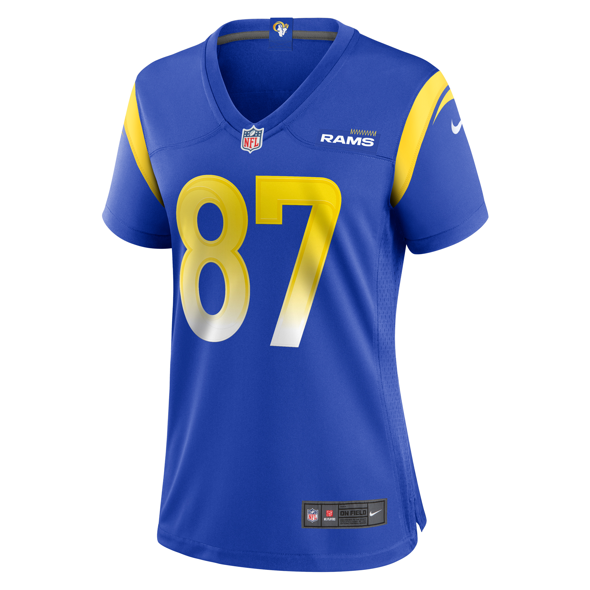 Women's Nike Davis Allen Royal Los Angeles Rams Home Game Jersey - Image 12