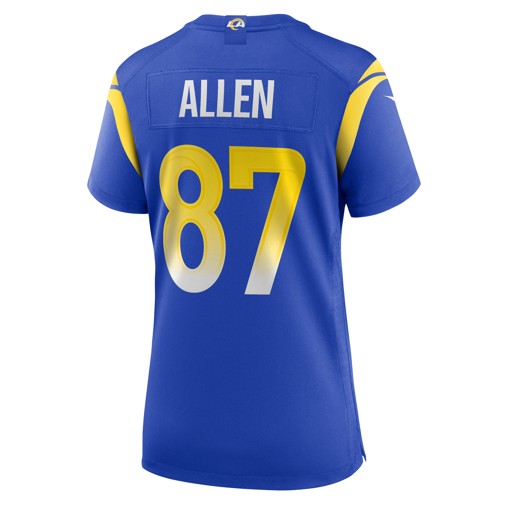 Women's Nike Davis Allen Royal Los Angeles Rams Home Game Jersey - Image 4