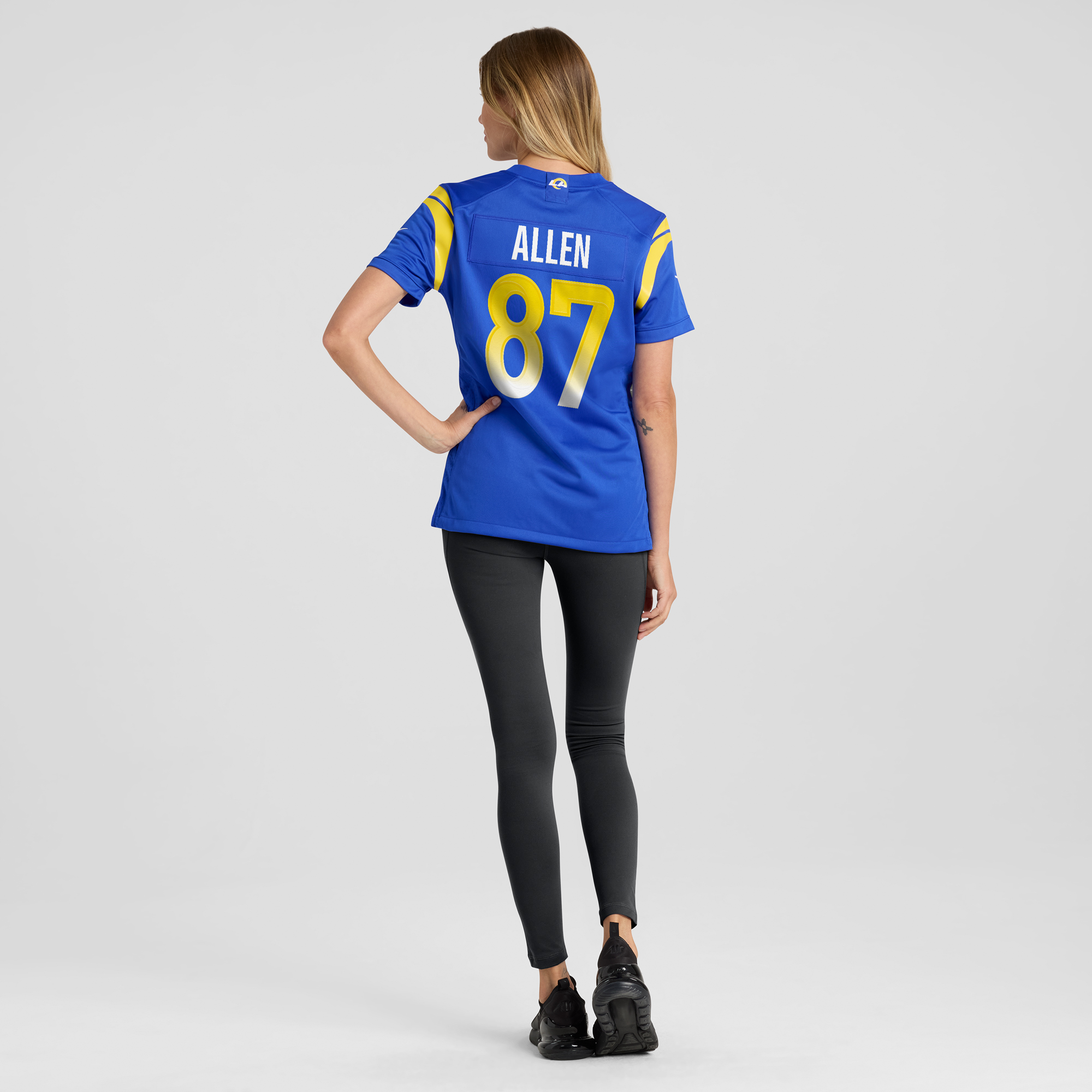 Women's Nike Davis Allen Royal Los Angeles Rams Home Game Jersey - Image 6