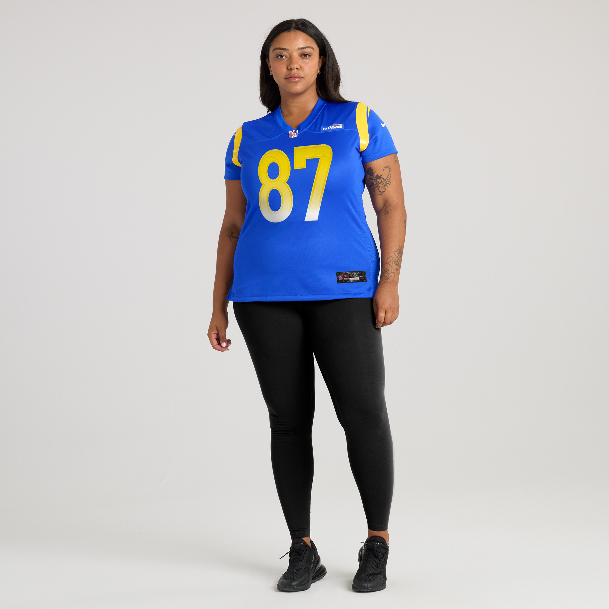 Women's Nike Davis Allen Royal Los Angeles Rams Home Game Jersey - Image 7