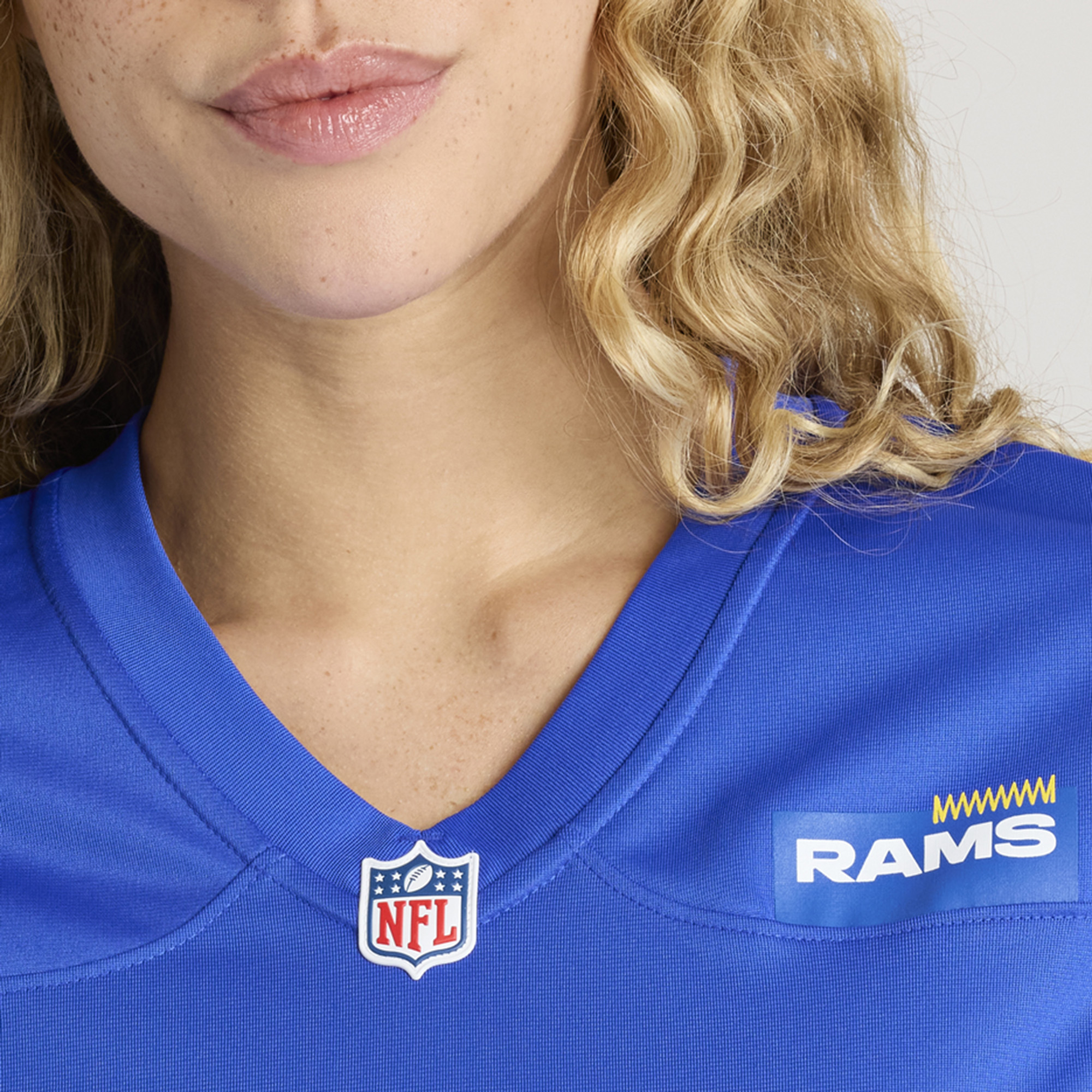 Women's Nike Davis Allen Royal Los Angeles Rams Home Game Jersey - Image 9