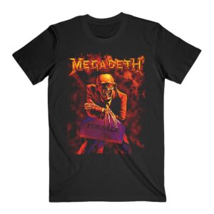 Unisex  Black Megadeth Peace Sells T-Shirt