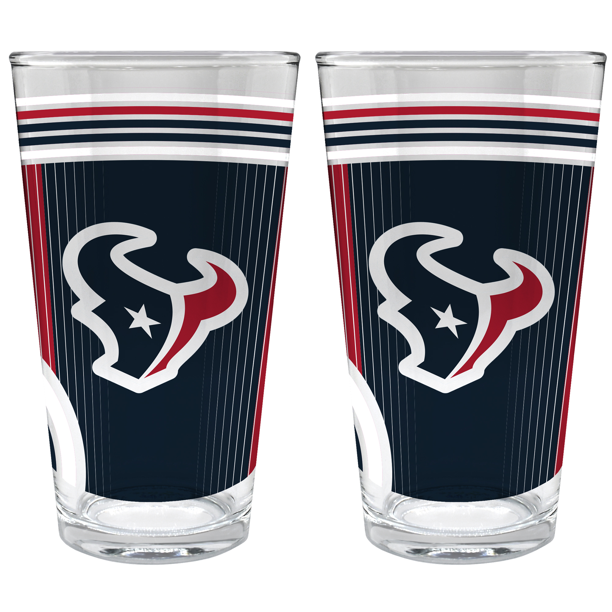 Houston Texans Two-Piece 16oz. Pint Glass Set