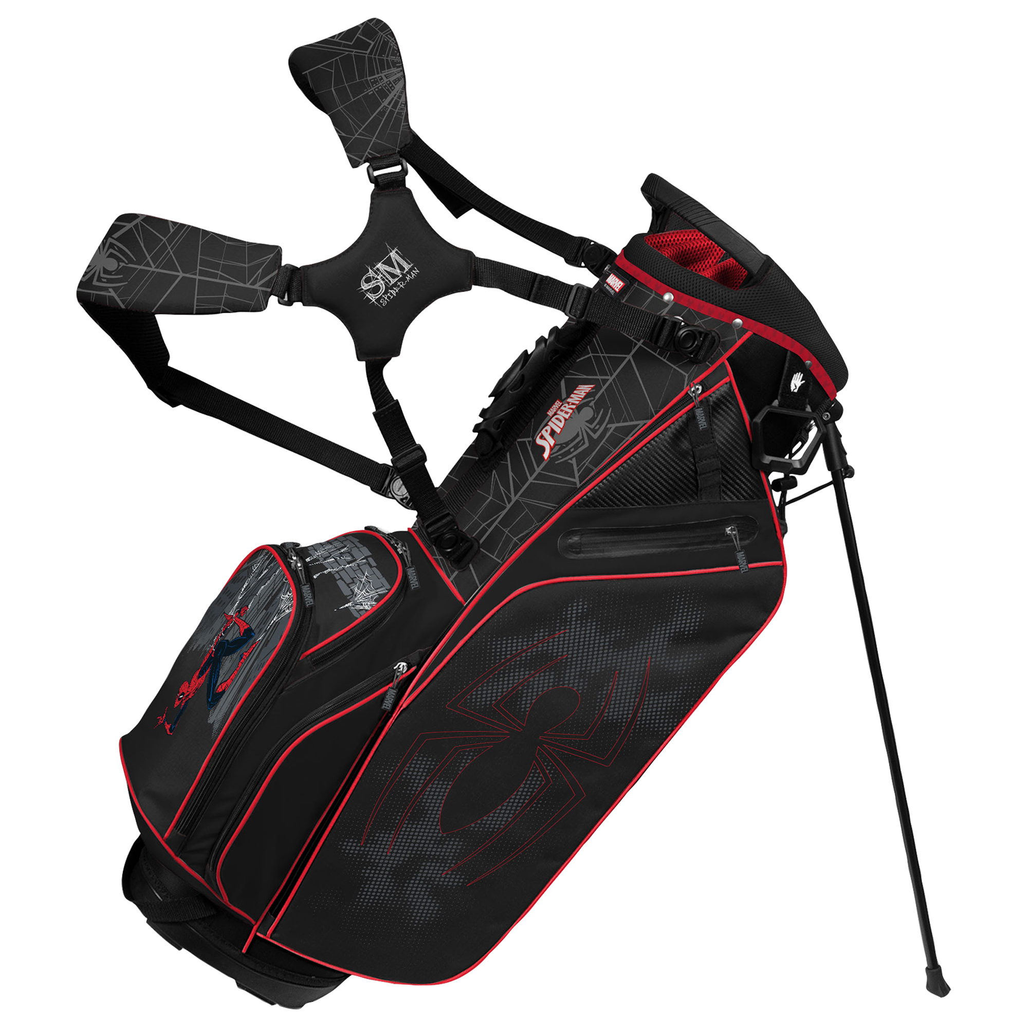 WinCraft Spider-Man Caddie Carry Hybrid Golf Bag