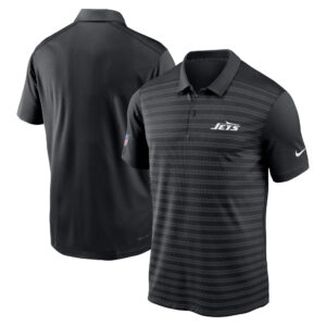 Men's Nike Black New York Jets 2024 Sideline Victory Performance Polo