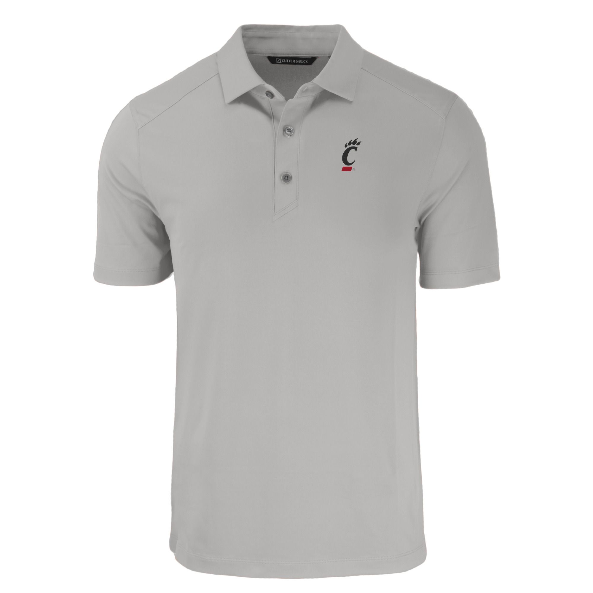 Men's Cutter & Buck Gray Cincinnati Bearcats Forge Eco Stretch Recycled Polo - Image 3