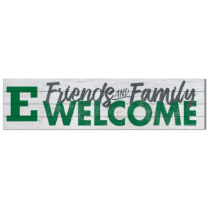 Eastern Michigan Eagles 10" x 40" Friends & Family Welcome Sign