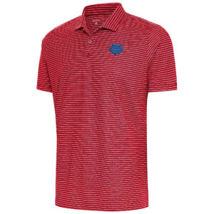 Men's Antigua  Heather Red/White USA Swimming Esteem Polo