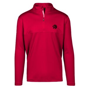 Men's Levelwear Red Toronto Raptors Truth Insignia Core Quarter-Zip Pullover Top