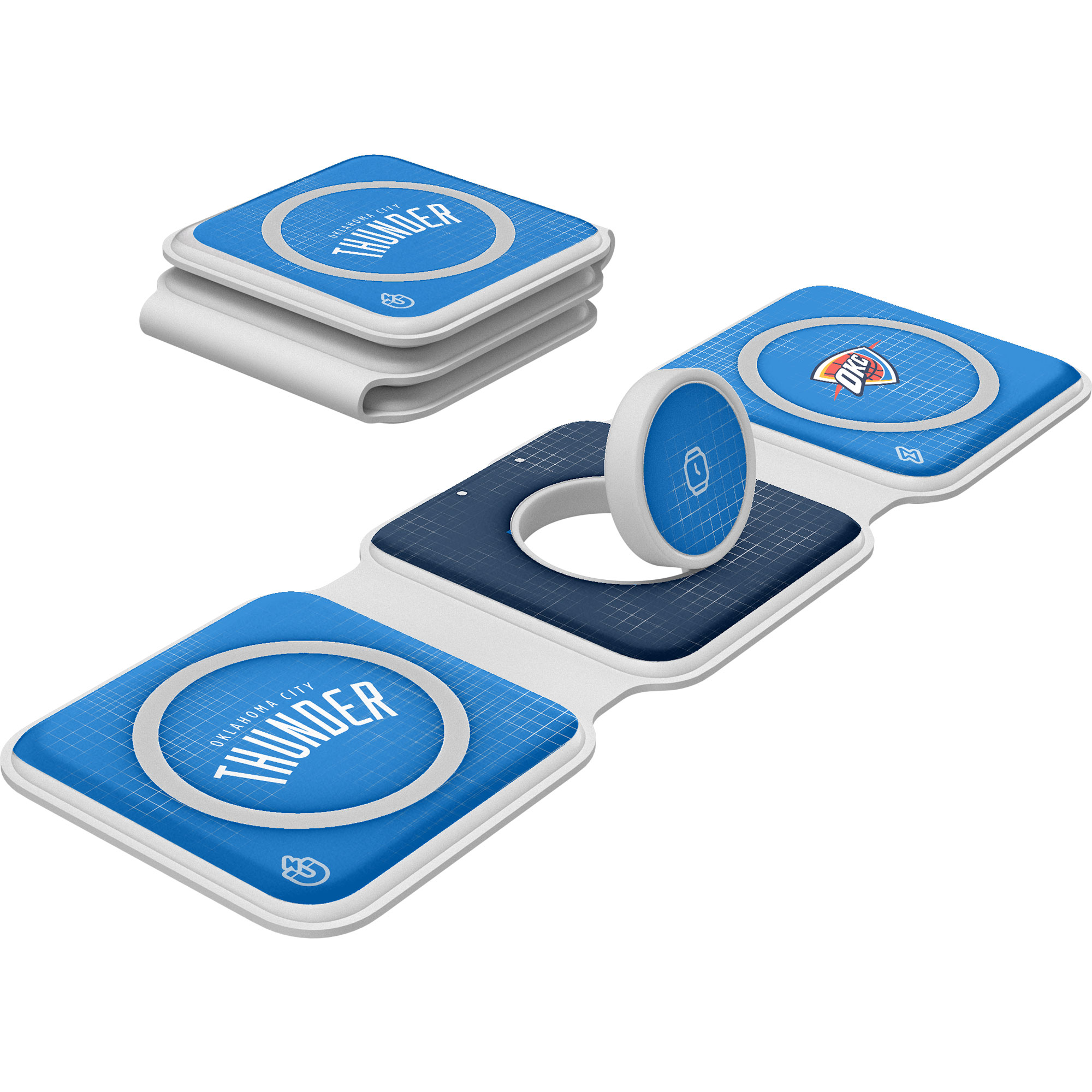 Keyscaper Oklahoma City Thunder 3-in-1 Foldable Charger