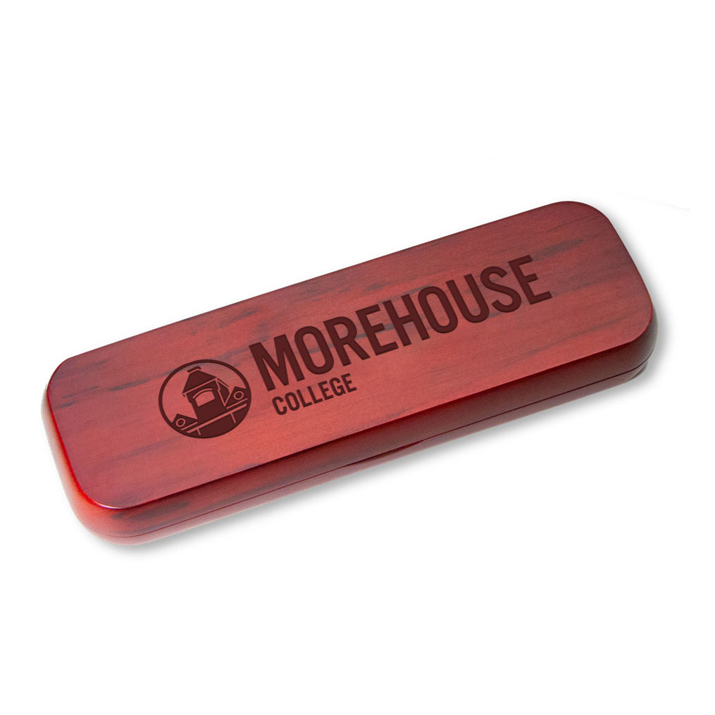 Morehouse Maroon Tigers Rosewood Pen & Case Set - Image 3