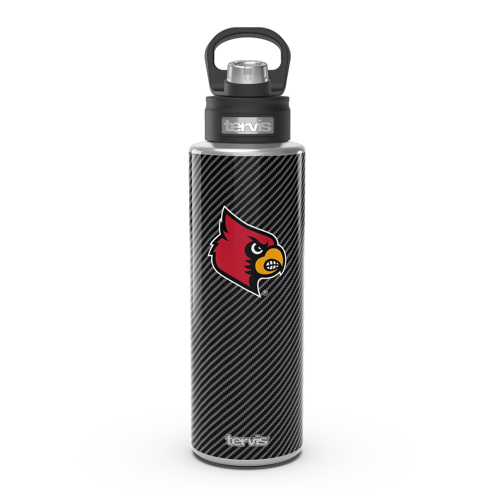 Tervis Louisville Cardinals 40oz. Carbon Fiber Wide Mouth Water Bottle - Image 2