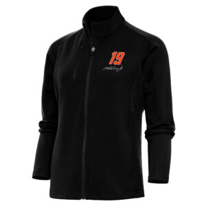 Women's Antigua  Black Martin Truex Jr Generation Full-Zip Jacket