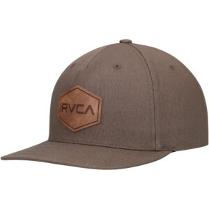 Men's RVCA Brown Commonwealth DLX Snapback Hat