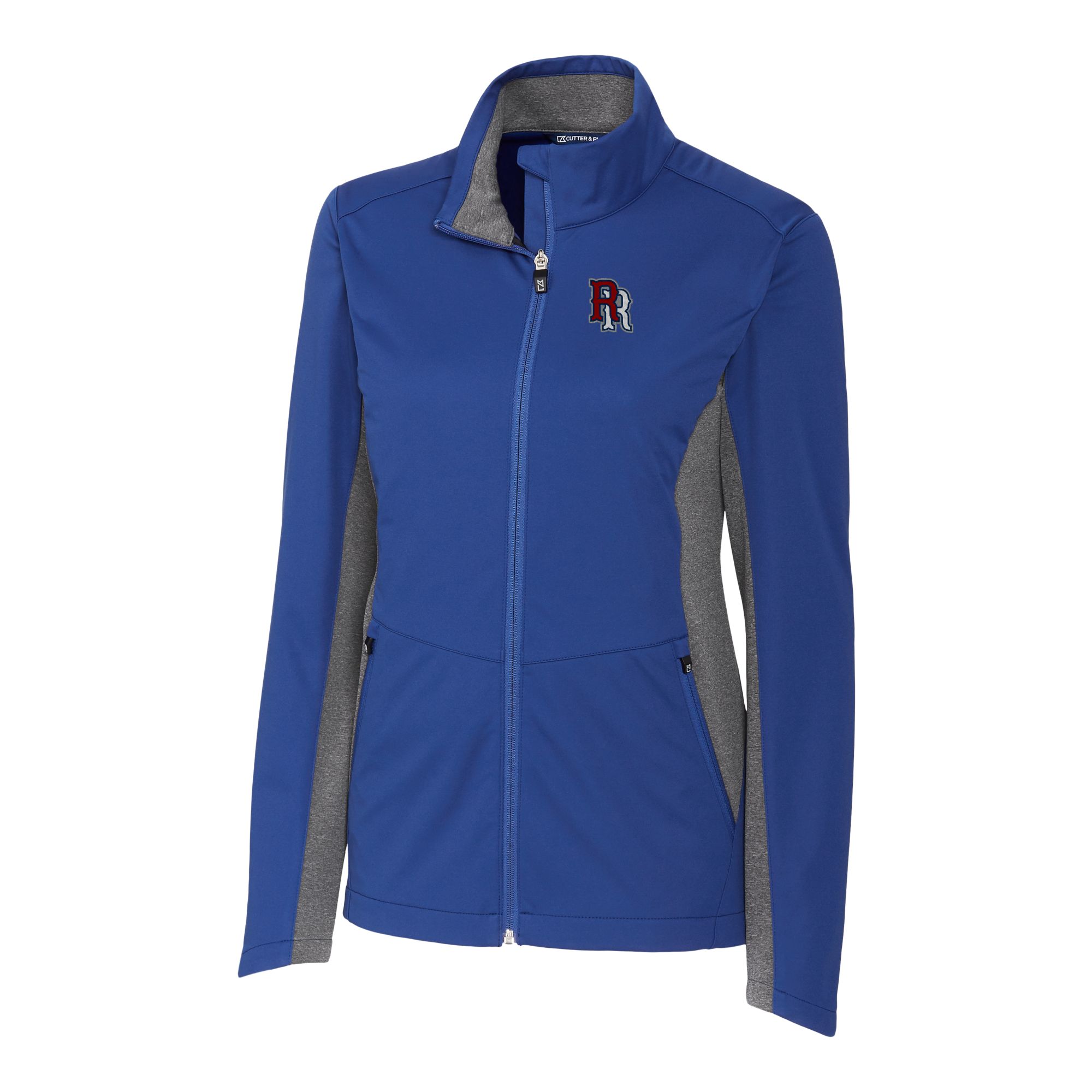 Women's Cutter & Buck Blue Round Rock Express Navigate Softshell Full-Zip Jacket - Image 6
