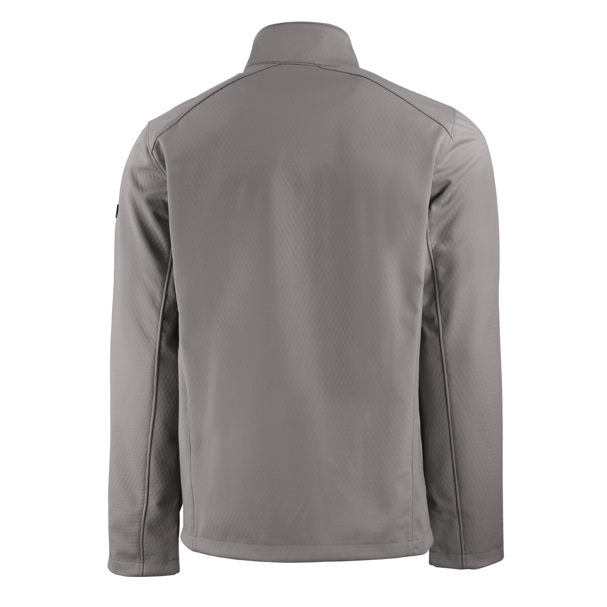 Men's Cutter & Buck Gray Oklahoma City Baseball Club Evoke Eco Softshell Recycled Full-Zip Jacket - Image 11