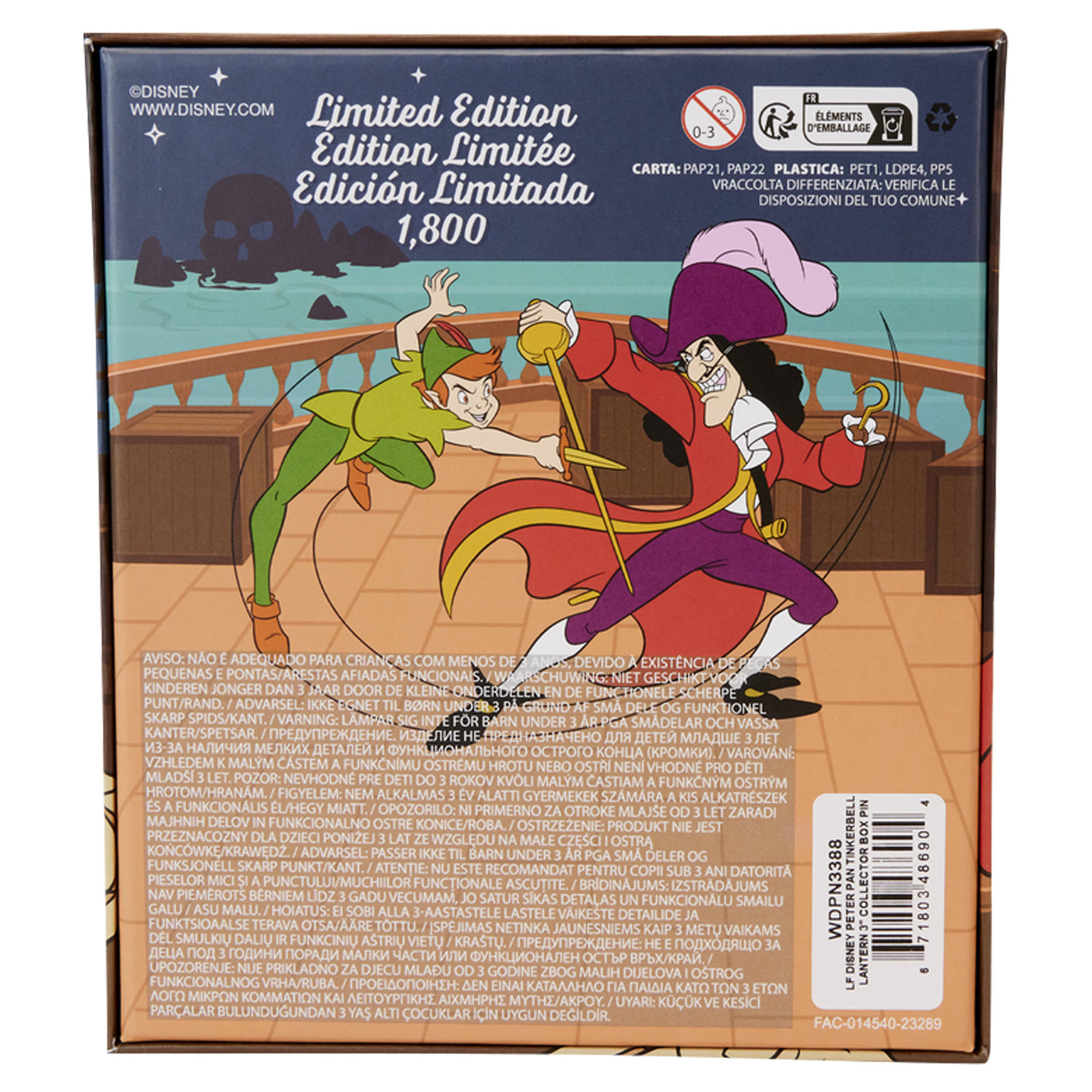 Loungefly Peter Pan Tinker Bell Lantern Collector Pin - Image 4