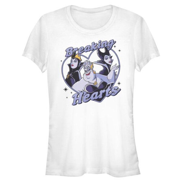 Women's Mad Engine White Disney Villains Valentine's Day T-Shirt