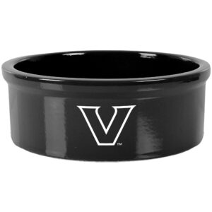 Black Vanderbilt Commodores 7" Pet Bowl