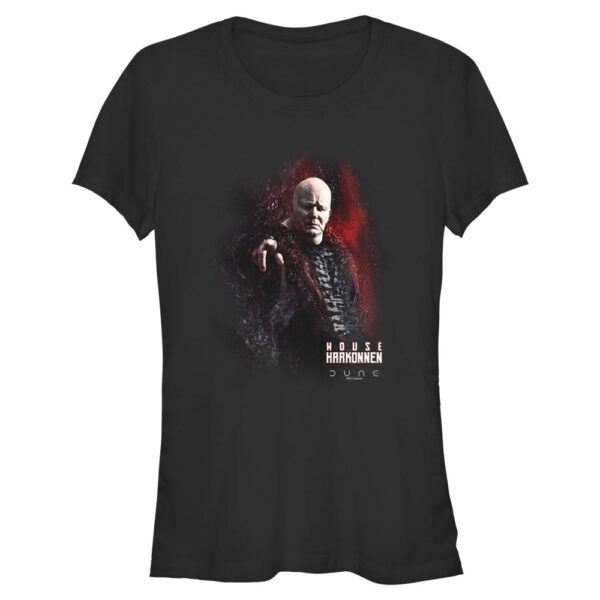Women's Mad Engine Black Dune Scary Tyrant Graphic T-Shirt