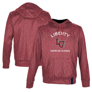 Men's ProSphere  Red Liberty Flames Exercise Science Pullover Hoodie