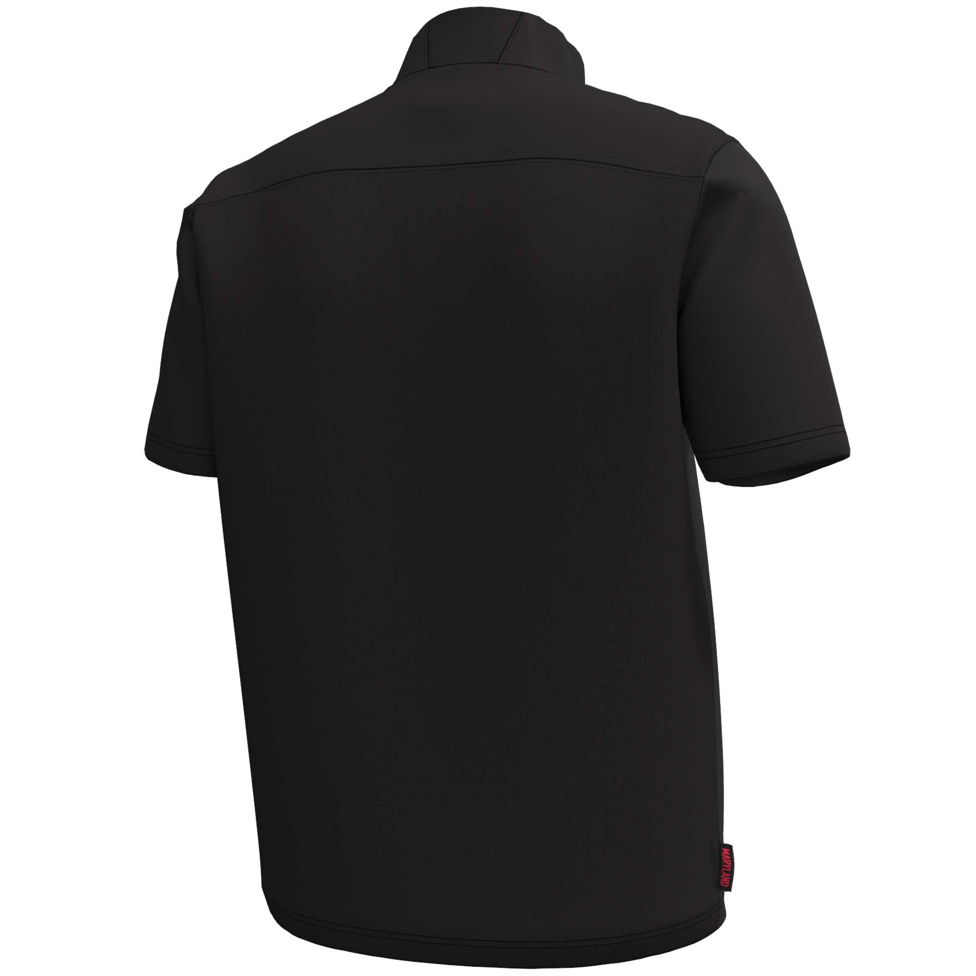 Men's Under Armour Black Maryland Terrapins Motivate Quarter-Zip Short Sleeve Top - Image 4