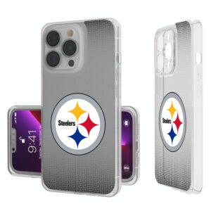 Pittsburgh Steelers Linen Logo iPhone Clear Case