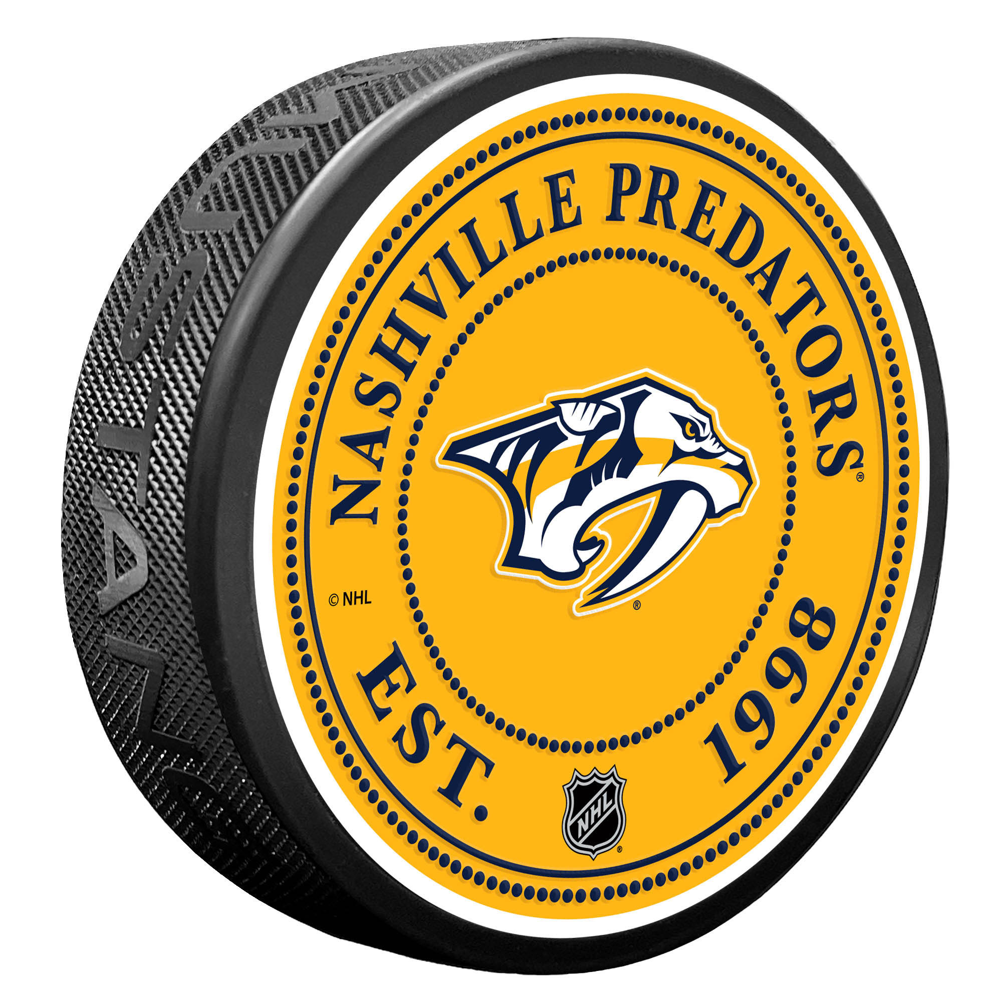 Nashville Predators Stud Puck