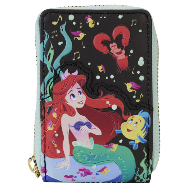 Loungefly The Little Mermaid 35th Anniversary Life Is The Bubbles Accordion Wallet