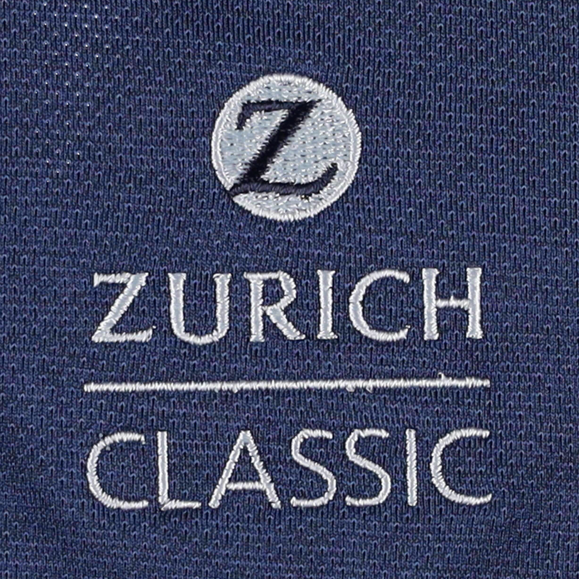 Men's Under Armour Navy The Zurich Classic Playoff 3.0 Heather Quarter-Zip Top - Image 5