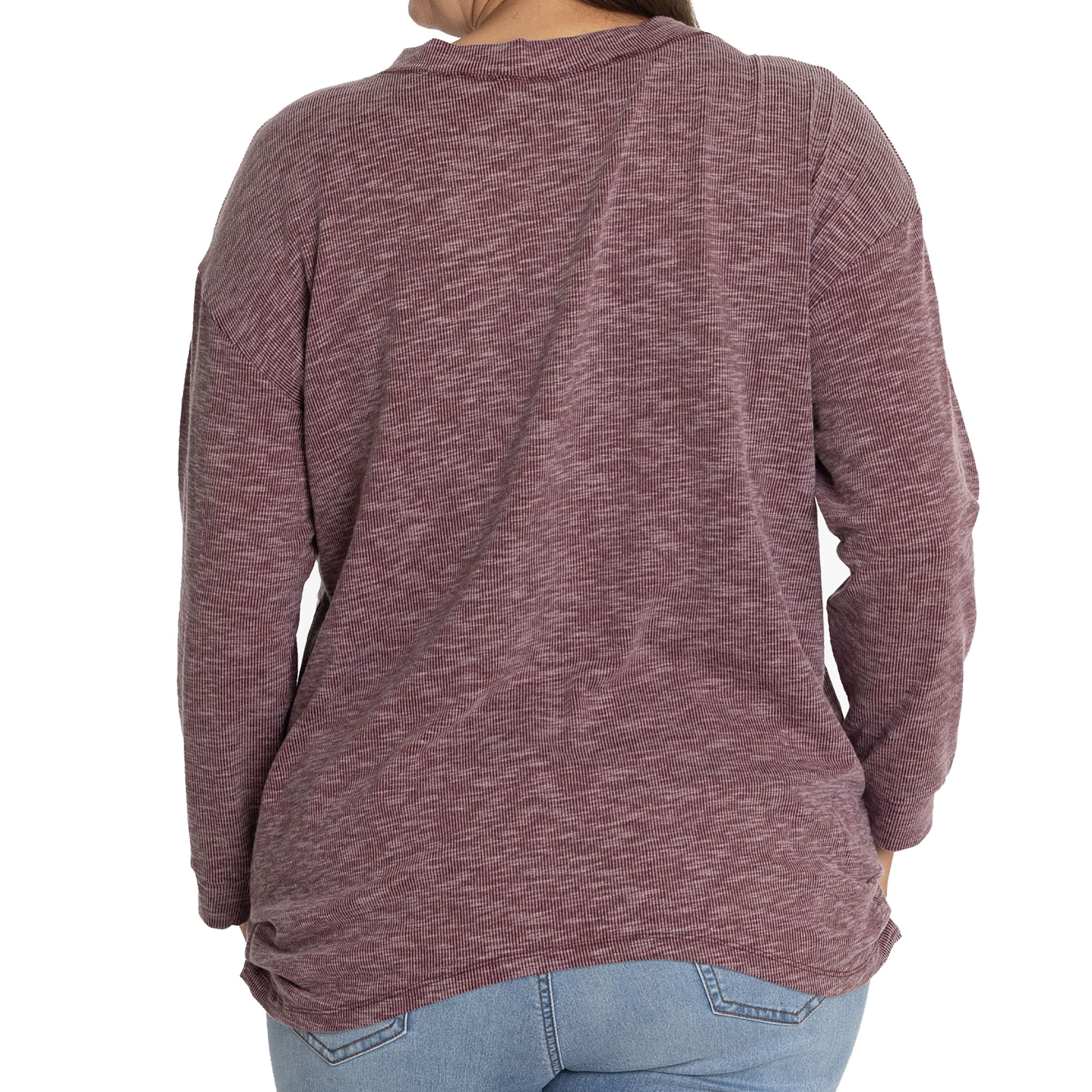 Women's Maroon Texas A&M Aggies Bailey V-Neck Tri-Blend Tunic - Image 5