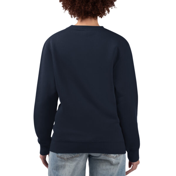 Women's G-III 4Her by Carl Banks Navy Atlanta Braves Flowers Graphic Pullover Sweatshirt - Image 5