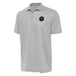 Men's Antigua White/Gray Inter Miami CF Rings Polo