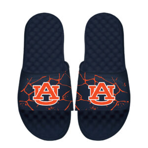 Youth ISlide Navy Auburn Tigers Shattered Slide Sandals