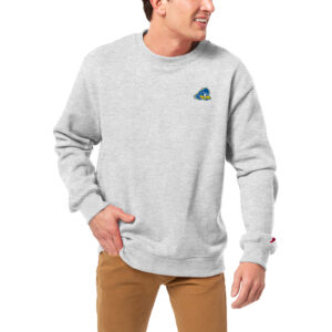 Men's League Collegiate Wear Heather Gray Delaware Fightin' Blue Hens Essentials 2.0 Fleece Pullover Sweatshirt