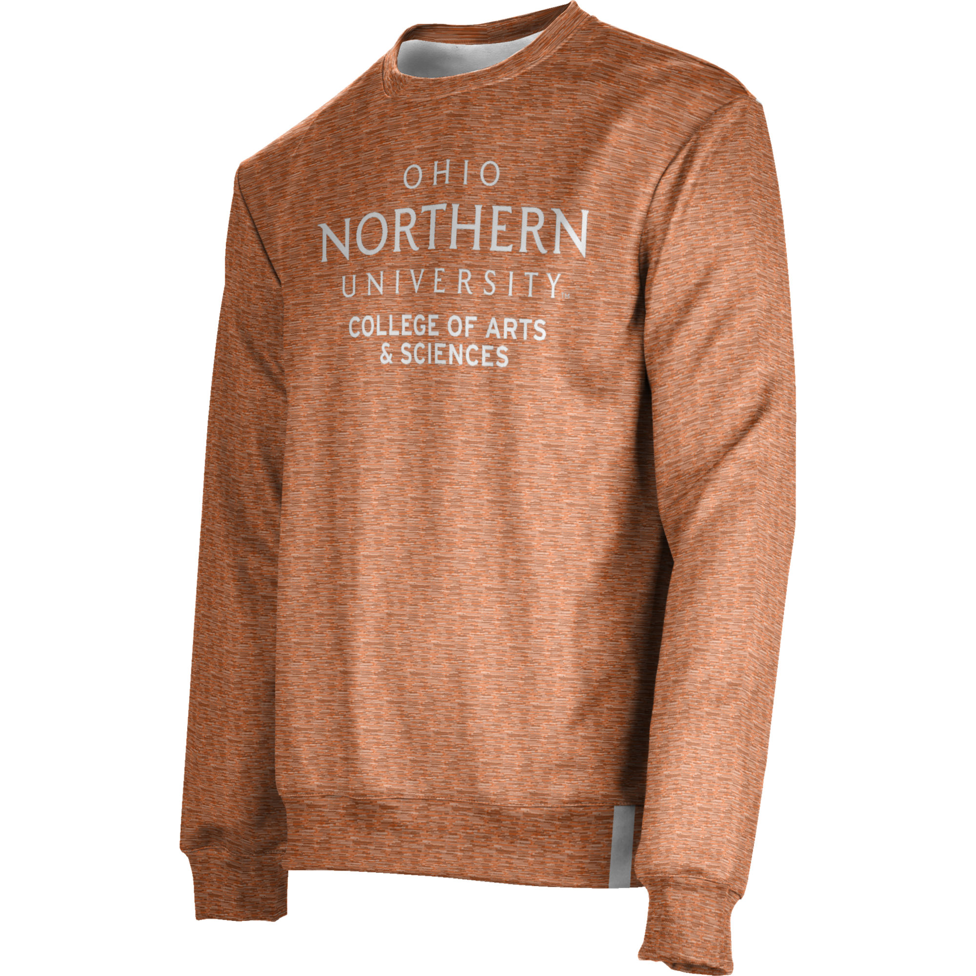 Men's ProSphere Orange Ohio Northern Polar Bears College of Arts & Sciences 1.0 Pullover Sweatshirt - Image 3