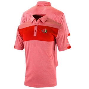 Men's Columbia  Red Ottawa Senators Omni-Wick Total Control Polo