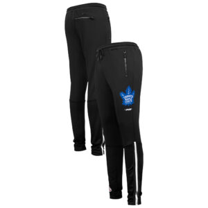 Men's Pro Standard Black Toronto Maple Leafs Classic Chenille Track Pants