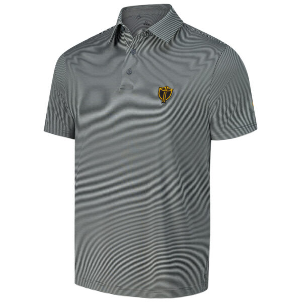 Men's Under Armour Charcoal Presidents Cup T2 Green Bridge Stripe Polo - Image 7