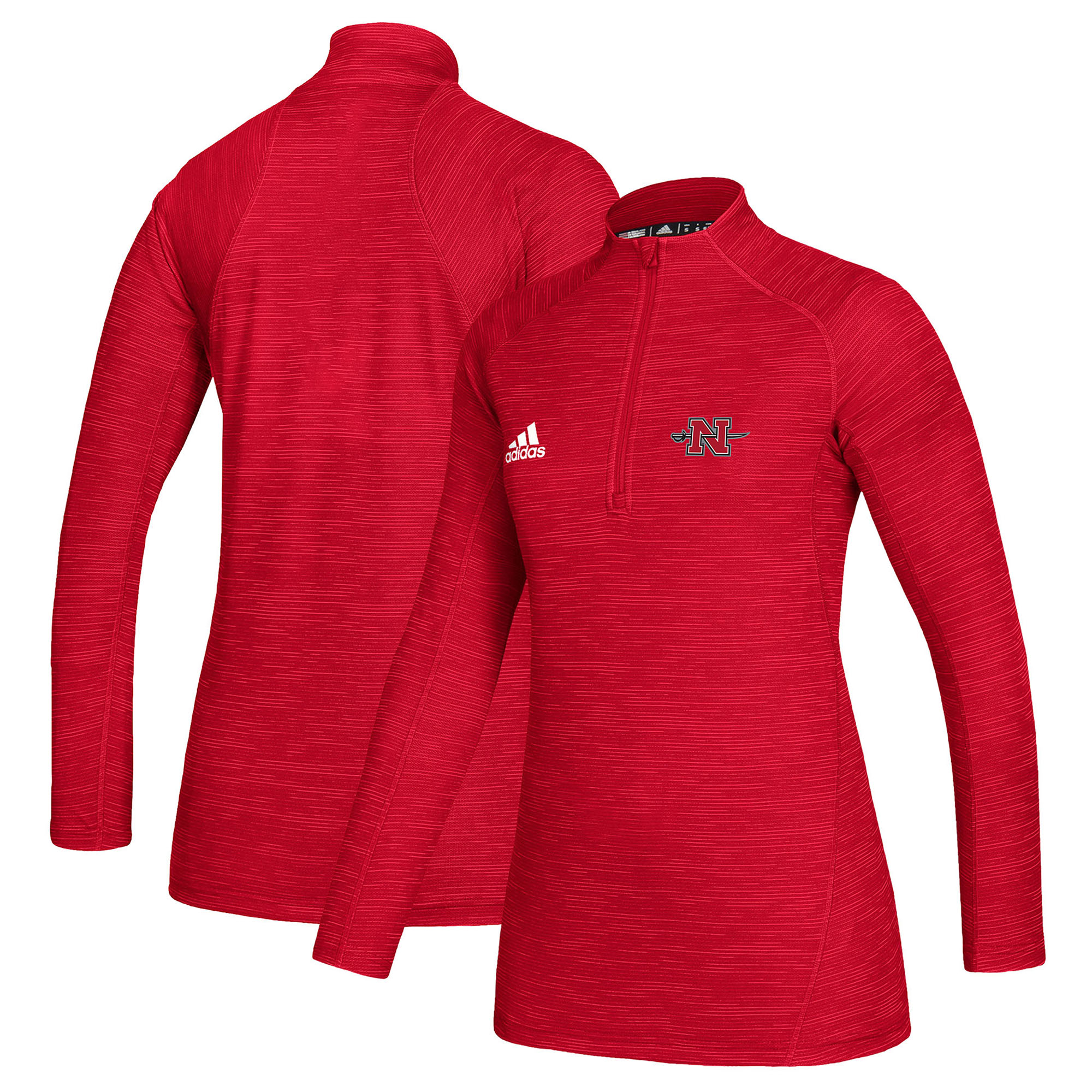 Women's adidas Red Nicholls State Colonels Game Mode Performance Quarter-Zip Pullover Top