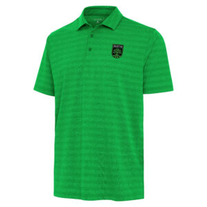 Men's Antigua Heather Kelly Green Austin FC Urge Polo