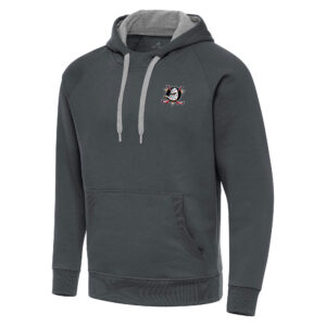Men's Antigua Charcoal Anaheim Ducks Big & Tall Victory Pullover Hoodie