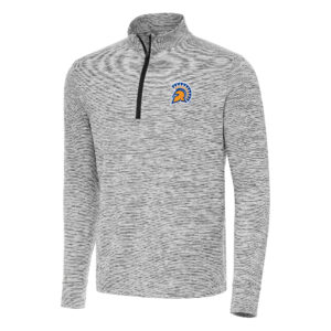 Men's Antigua Black San Jose State Spartans Cause Quarter-Zip Top