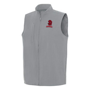 Men's Antigua Gray South Dakota Coyotes Regard Full-Zip Vest