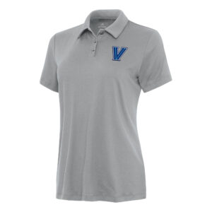 Women's Antigua Gray Villanova Wildcats Reprocess Polo