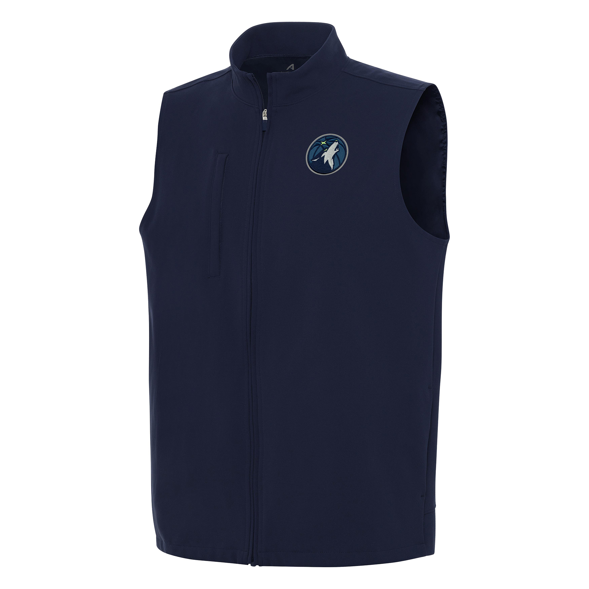 Men's Antigua Navy Minnesota Timberwolves Regard Full-Zip Vest